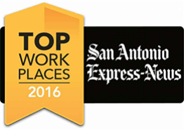 Top Work Places 2016 Award - San Antonio Express News
